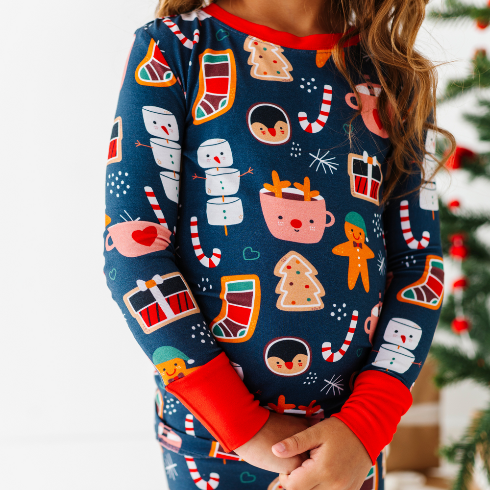 Hot chocolate and cookie Christmas Pajamas by Kiki and Lulu