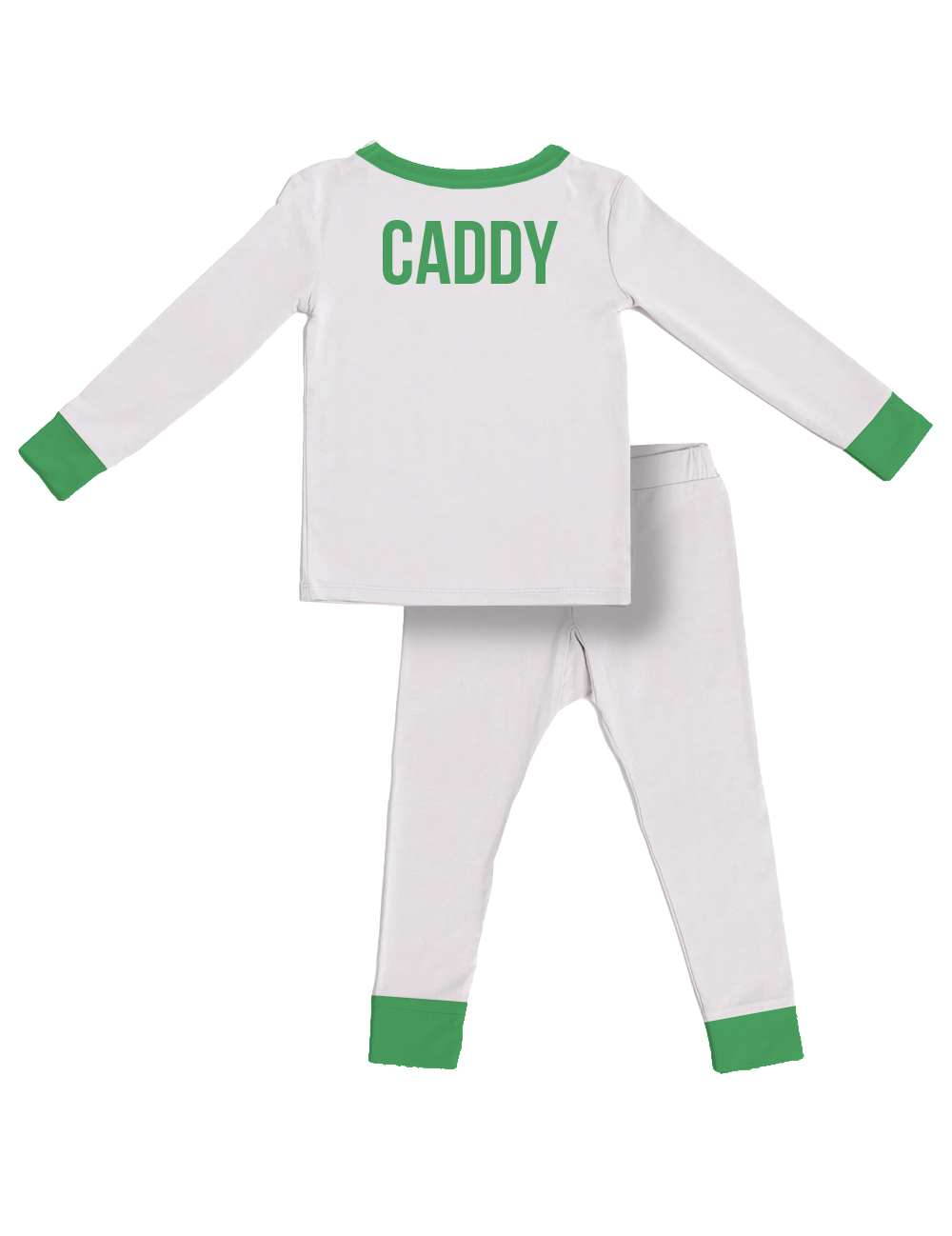 Caddy Kids Pajamas Green- PREORDER  (EST SHIP DATE EARLY MARCH)