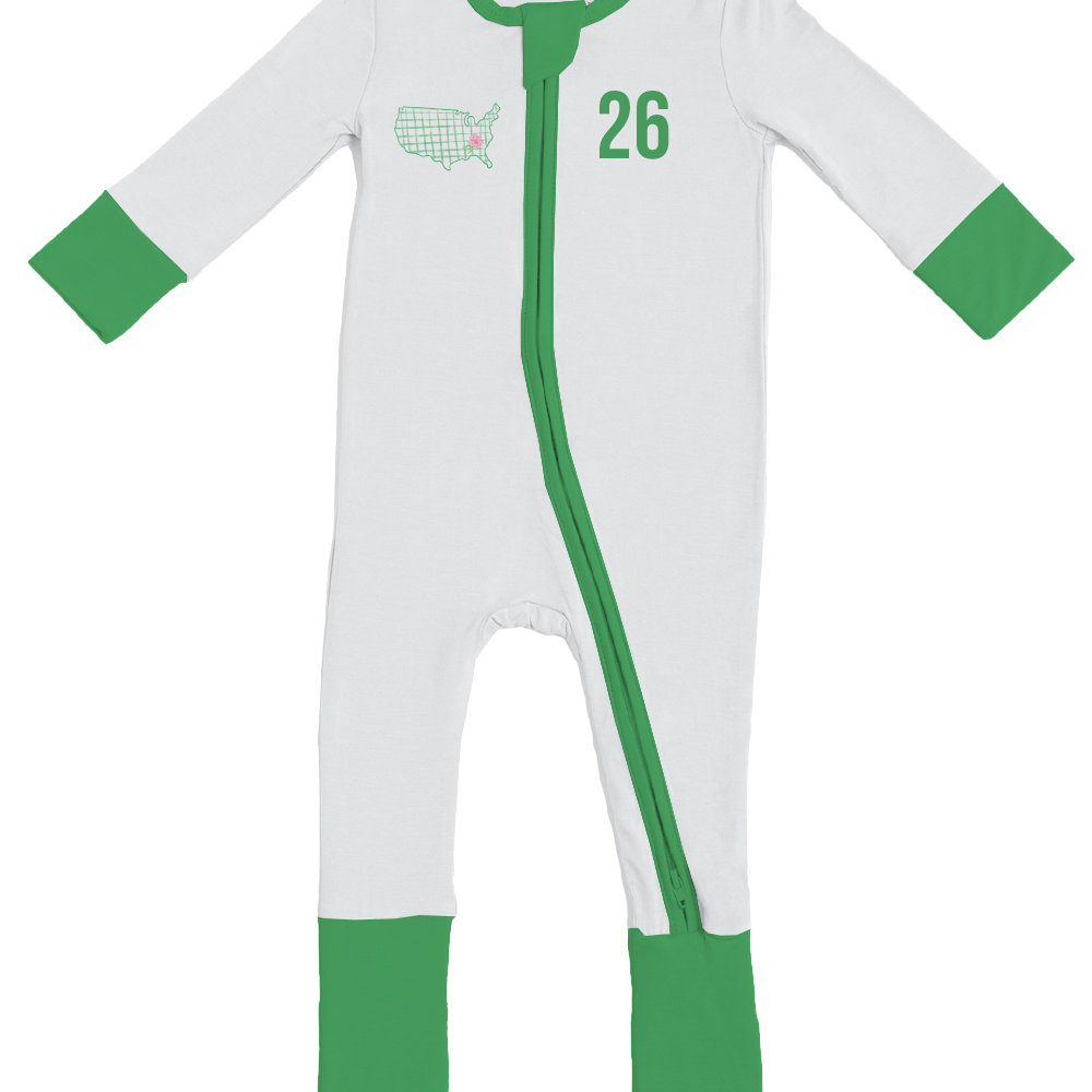 Caddy Convertible Footies Green PREORDER  (EST SHIP DATE EARLY MARCH)