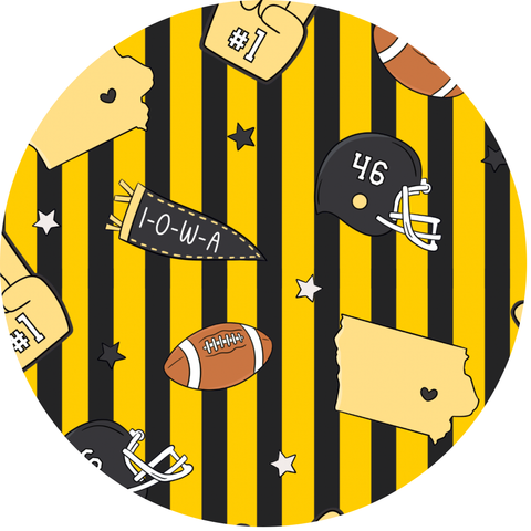 Game Day in Iowa Kids Pajamas- PREORDER
