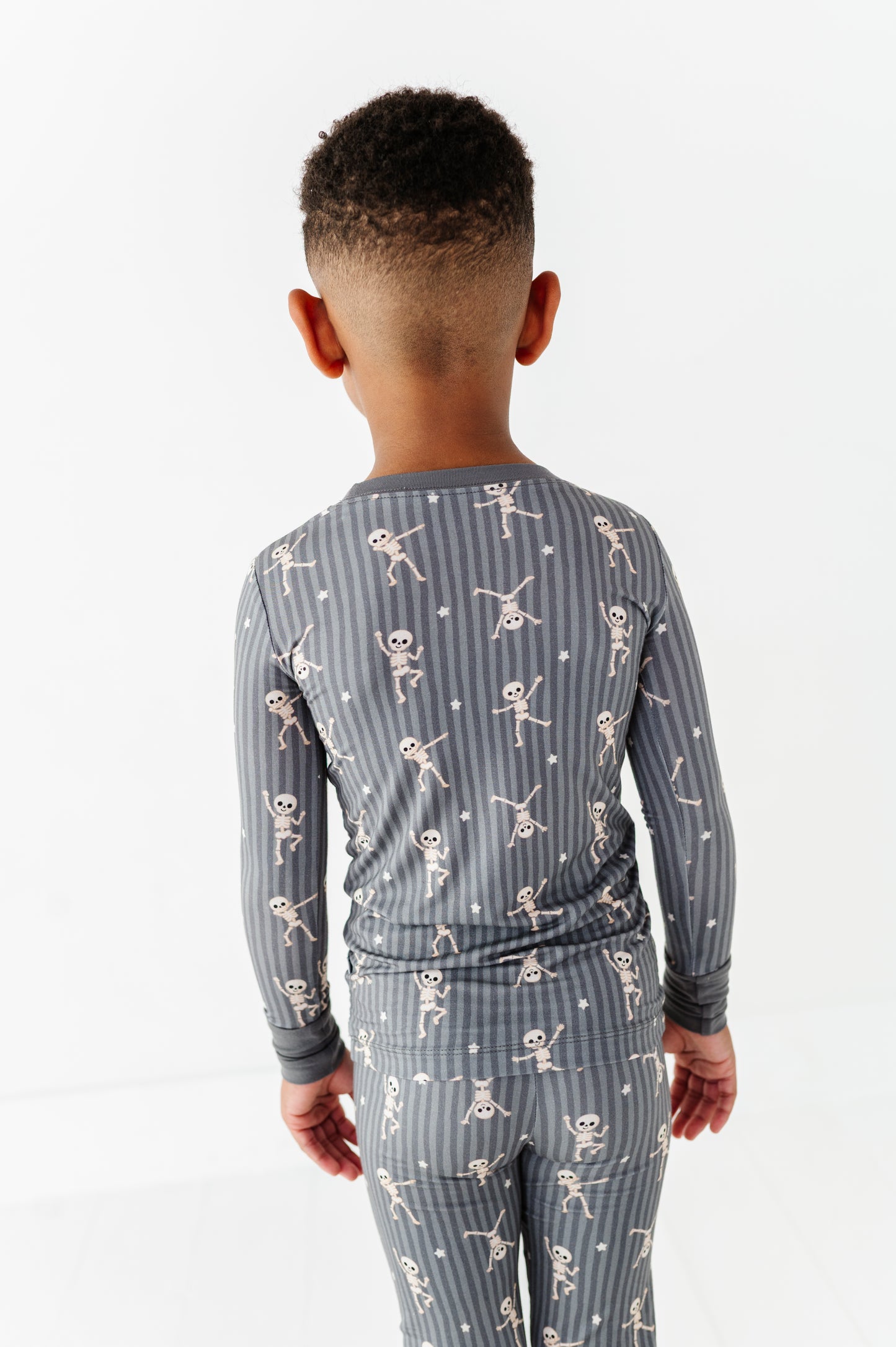 Kids Halloween Pajama Sets for siblings in soft bamboo fabric