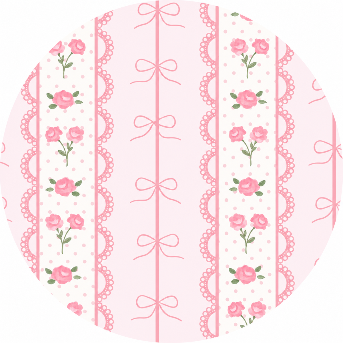 Kids Pink PJs with Forget Me Knot Print