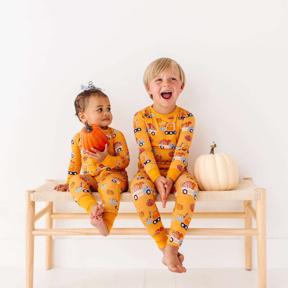 
                      
                        Kids Truck Pumpkin Matching Pajamas
                      
                    