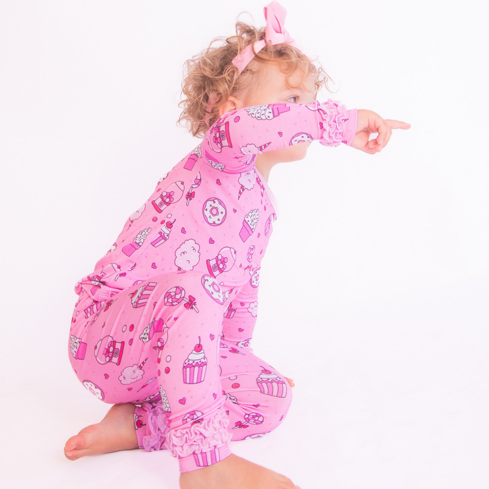 
                      
                        Kiki + Lulu x Rydel SWEETIE Long Sleeve Ruffle Pajamas
                      
                    