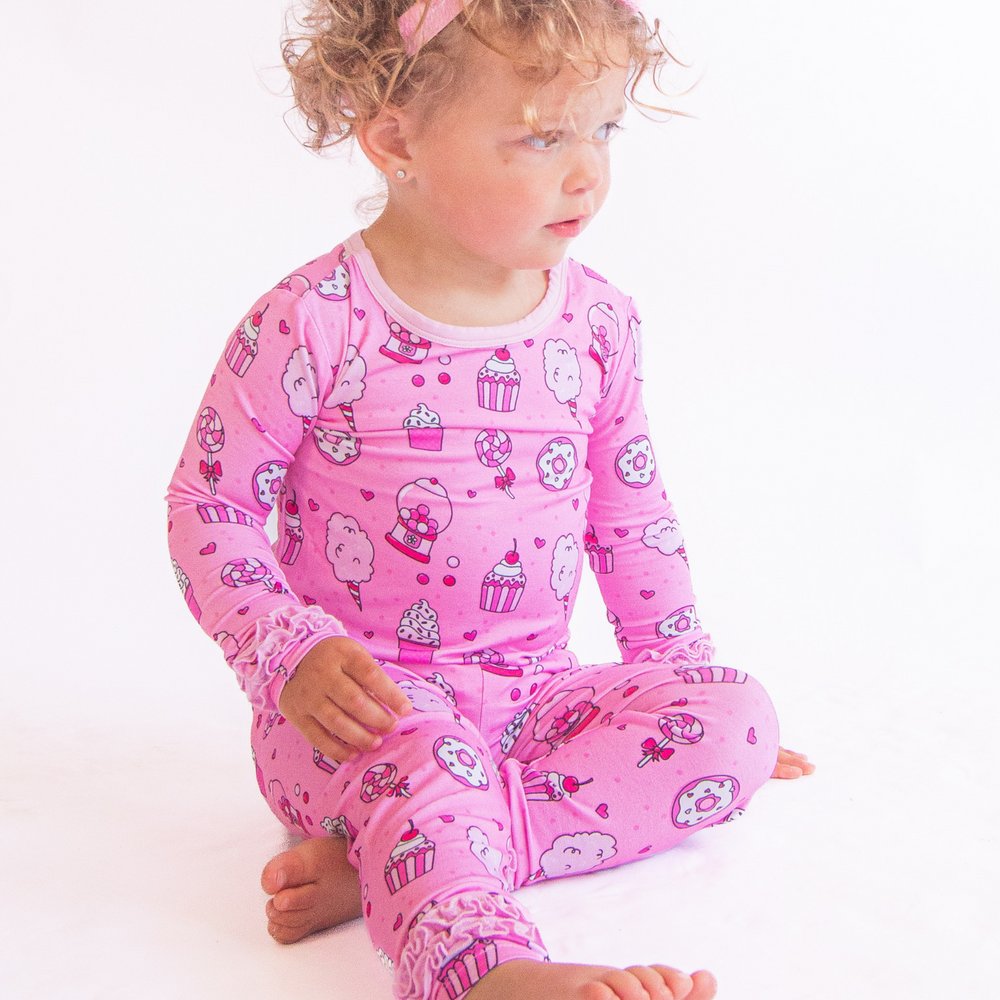 
                      
                        Kiki + Lulu x Rydel SWEETIE Long Sleeve Ruffle Pajamas
                      
                    