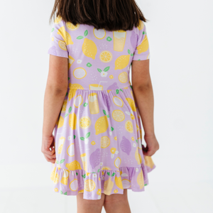 You Can Sip With Us Toddler/Girls Dress