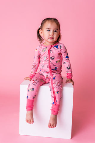 On Wednesdays We Wear Pink Convertible Footies