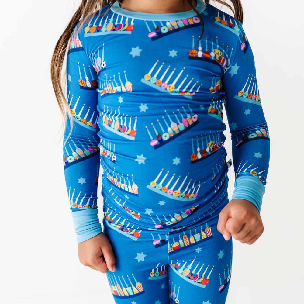 
                      
                        Girl in Hanukkah Pajamas
                      
                    