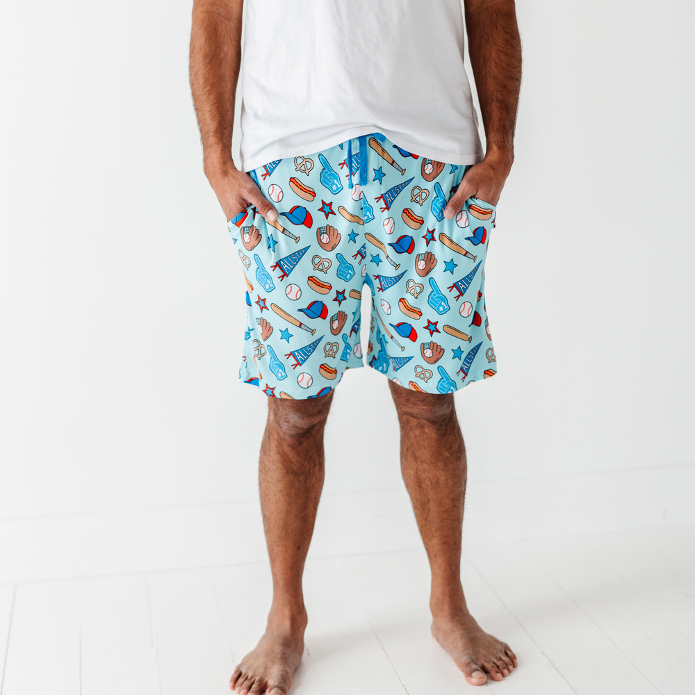 
                      
                        No Place Like Home Blue Baseball Mens Lounge Shorts
                      
                    