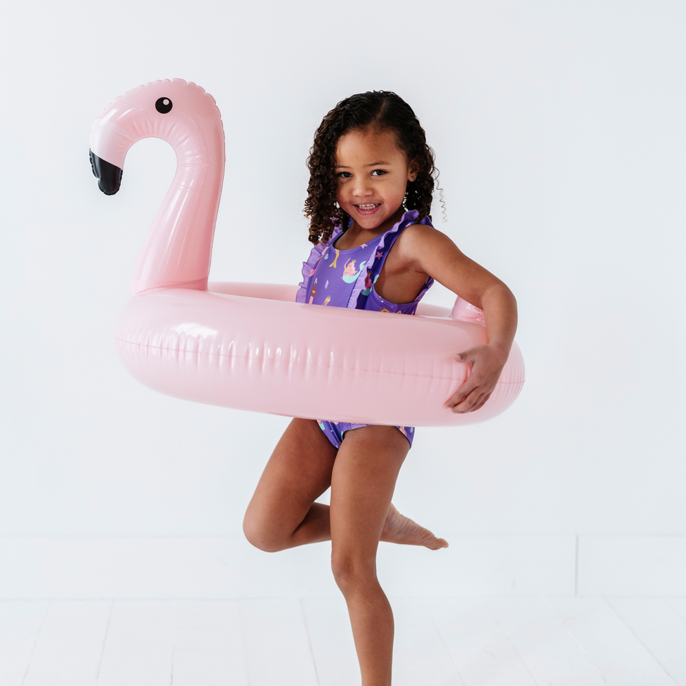 Mermaid in the U.S.A. Swimsuit With Ruffle – Kiki + Lulu