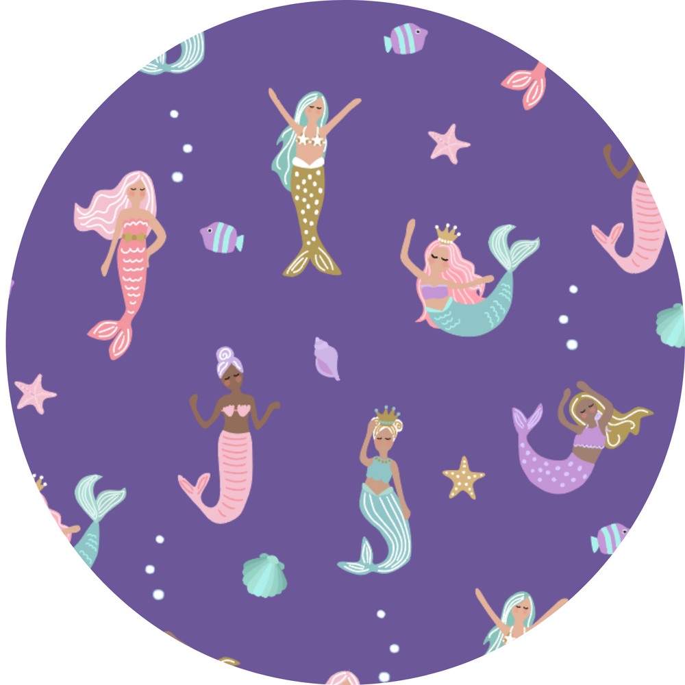 Mermaid in the U.S.A. Short Ruffle Pajamas Toddler/Kids