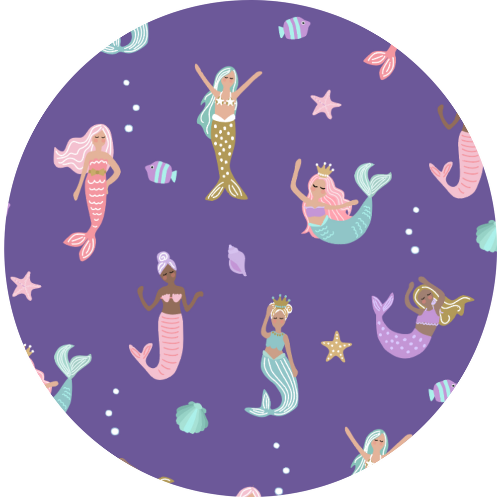 
                      
                        Mermaid in the U.S.A. Crib Sheet
                      
                    