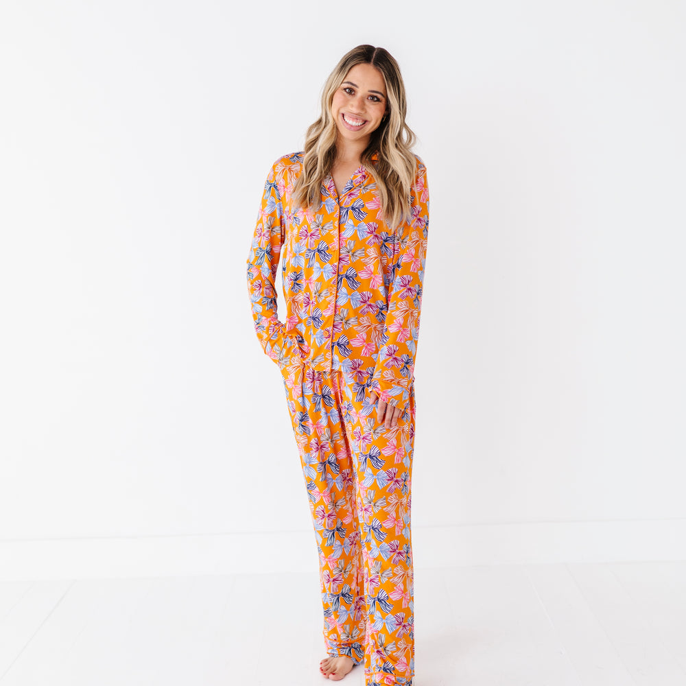 
                      
                        Mustard Bow Mom Pajamas
                      
                    