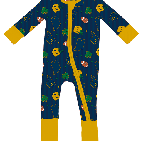 Game Day In South Bend Convertible Footies - PREORDER
