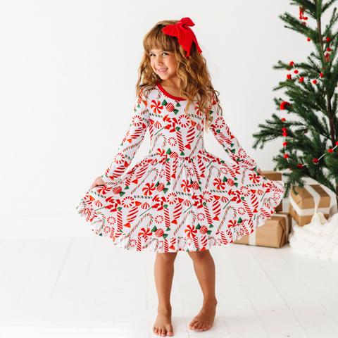 Pretty in Peppermint Girls Dress