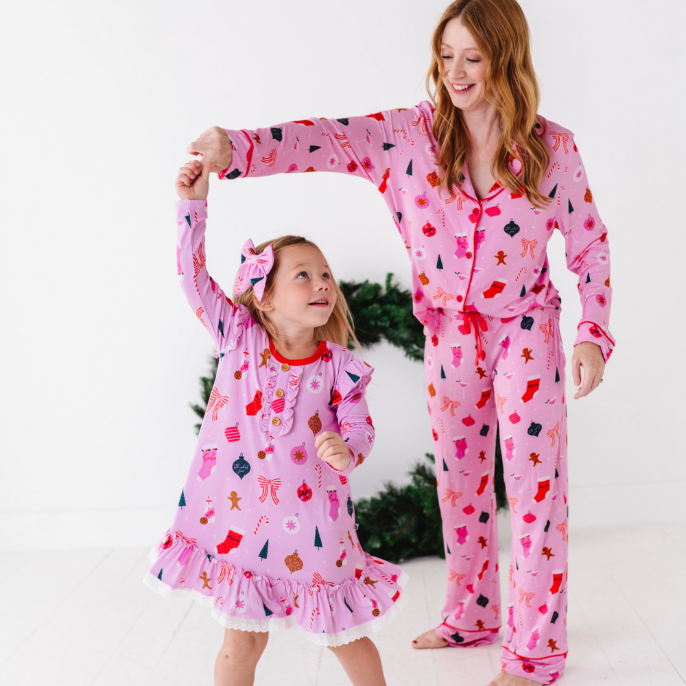 
                      
                        Mother and daughter matching Christmas pajamas by Kiki and Lulu
                      
                    