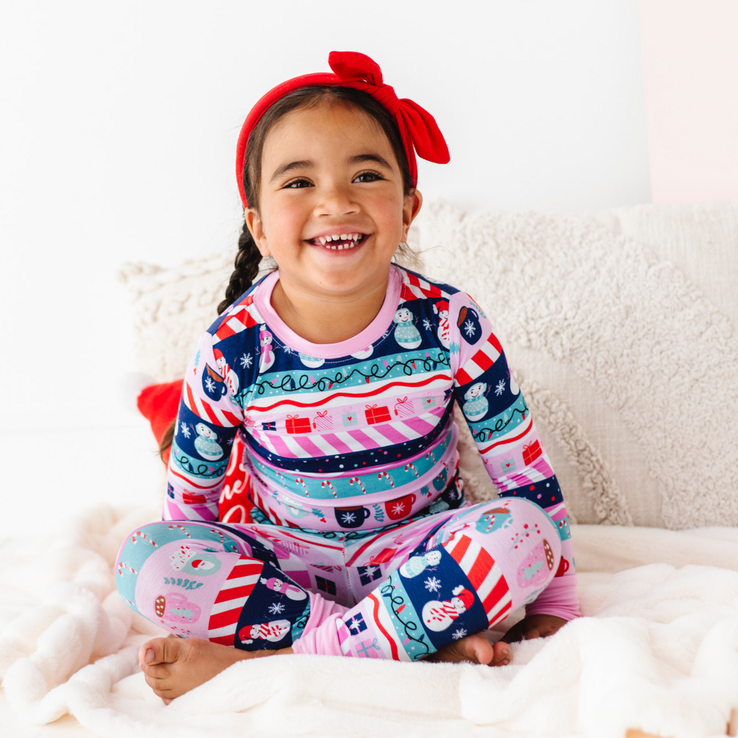 Girls fair isle pajamas sale