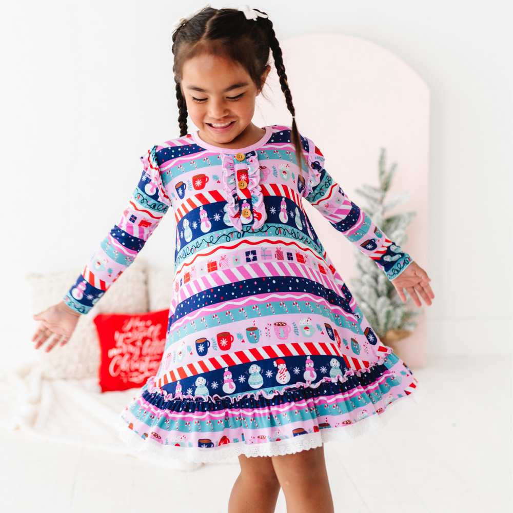 Pink Fair Isle Nightgown by Kiki and Lulu