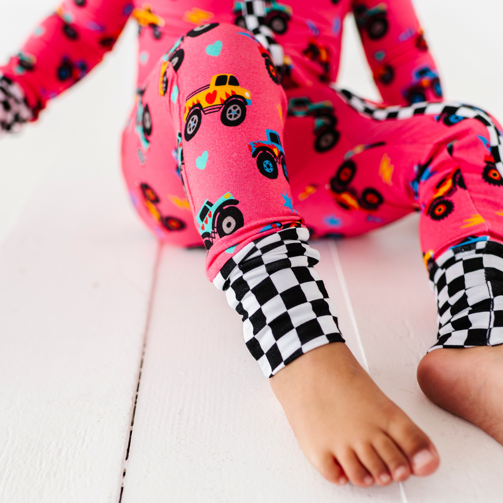 
                      
                        Girl in Monster Truck Pajamas
                      
                    