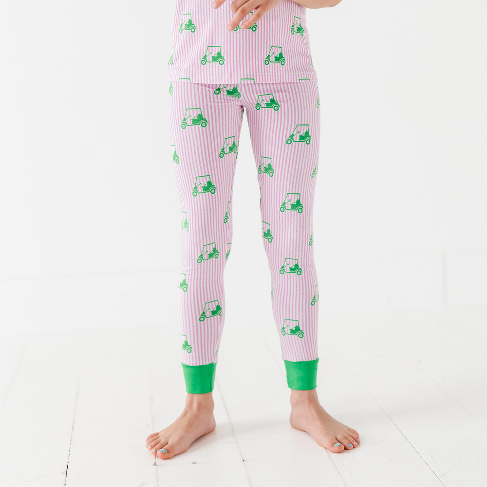 
                      
                        Who's Your Caddy? Pink Golf Ruffle Pajamas Toddler/Kids
                      
                    