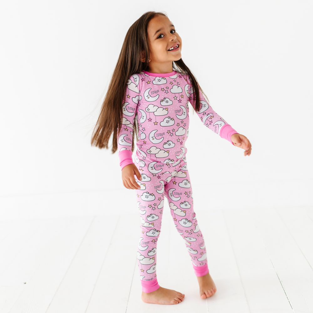 
                      
                        Girl in Pink Sleep Pajamas by Kiki and Lulu
                      
                    