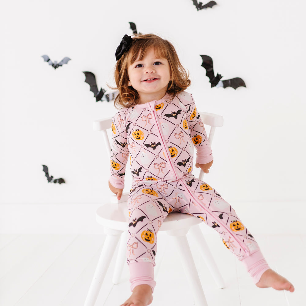 
                      
                        Pink Girls Halloween Pajamas 
                      
                    