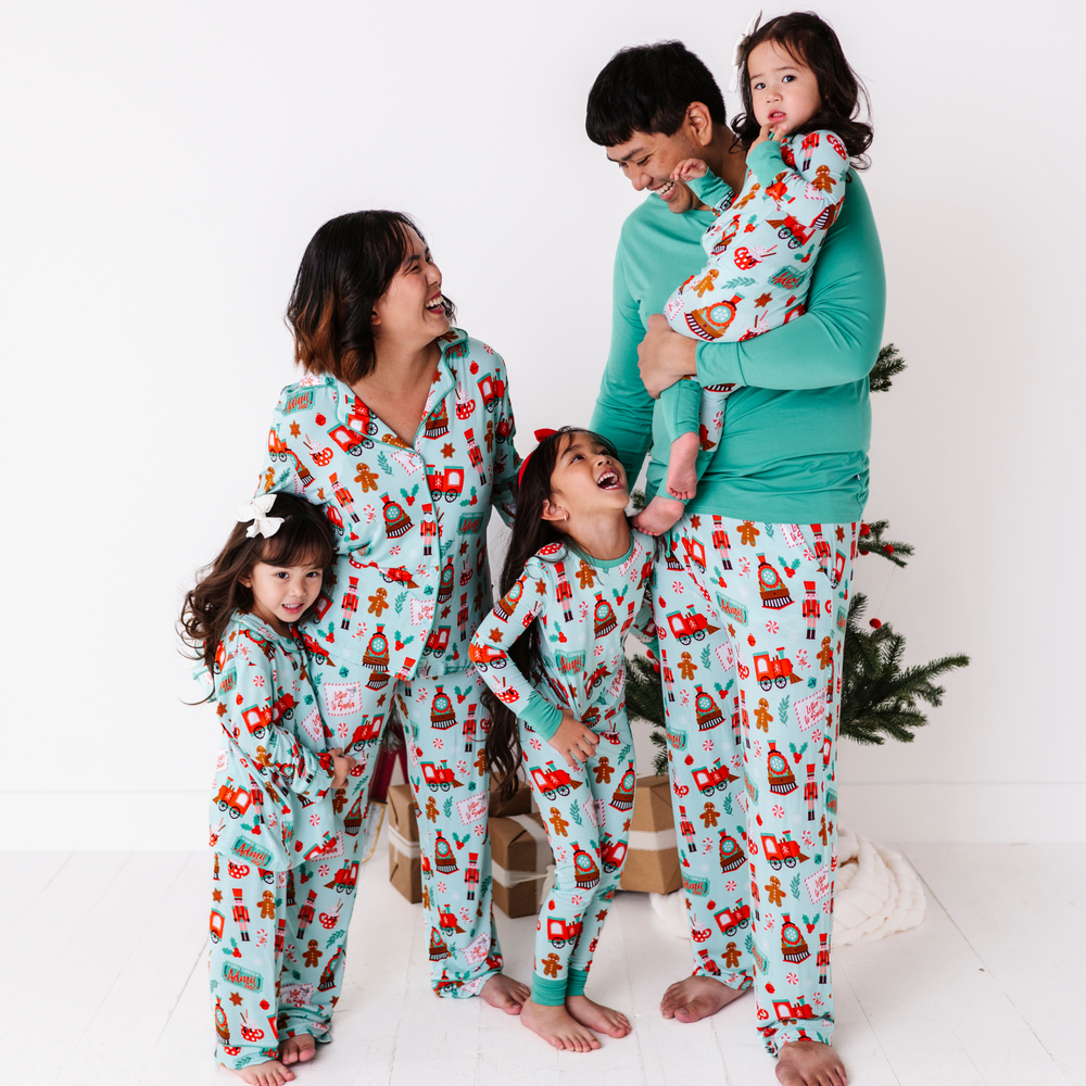 
                      
                        Train Family Matching Pajamas by Kiki and Lulu
                      
                    