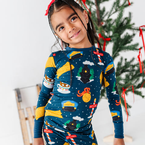 Christmas Express Kids Pajamas