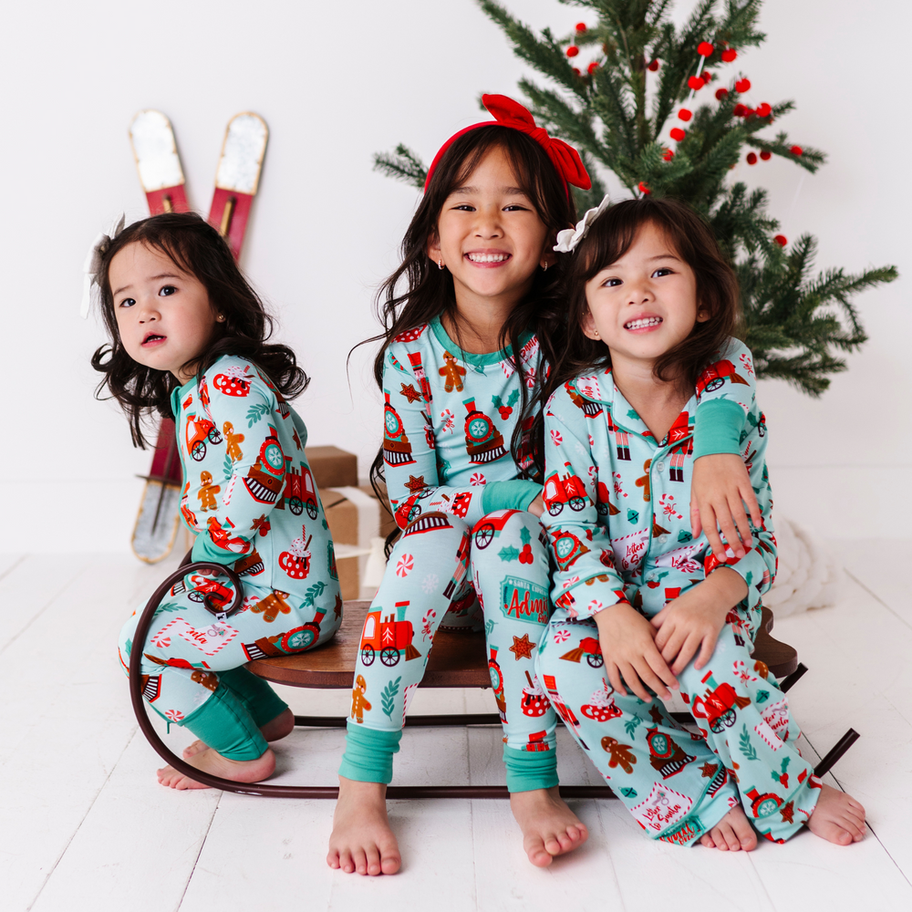 
                      
                        Christmas Train Pajamas by Kiki and Lulu
                      
                    