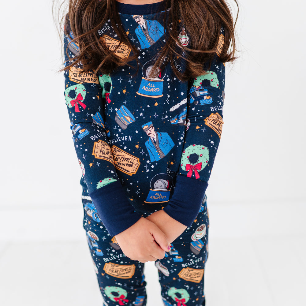 Holiday Express Kids Pajamas by Kiki and Lulu