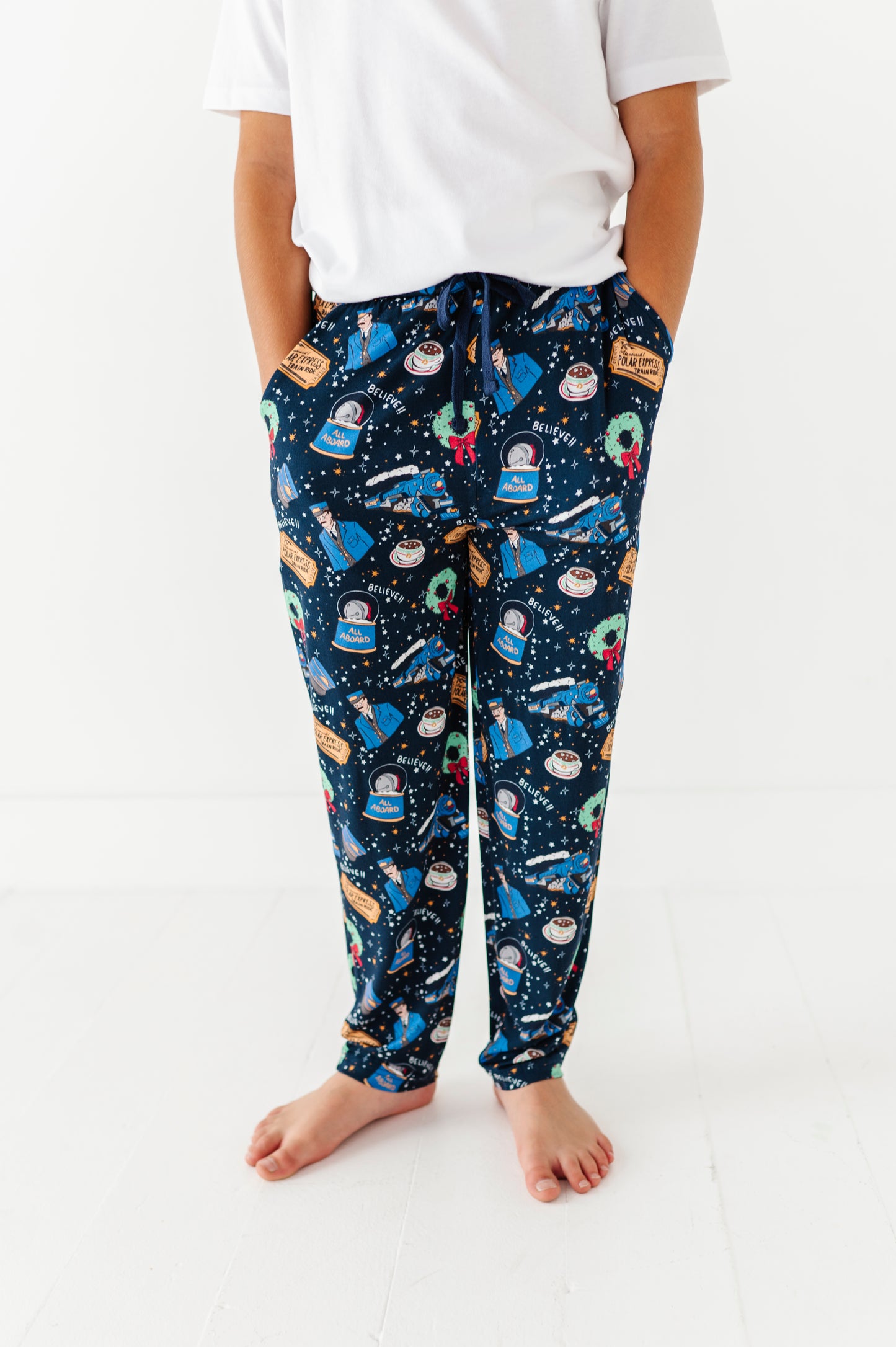 Polar Express Train Boys Pajama Pants