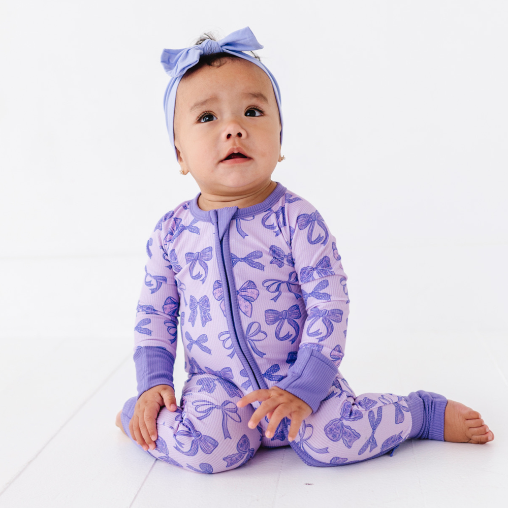 Preppy & Purple Convertible Footies