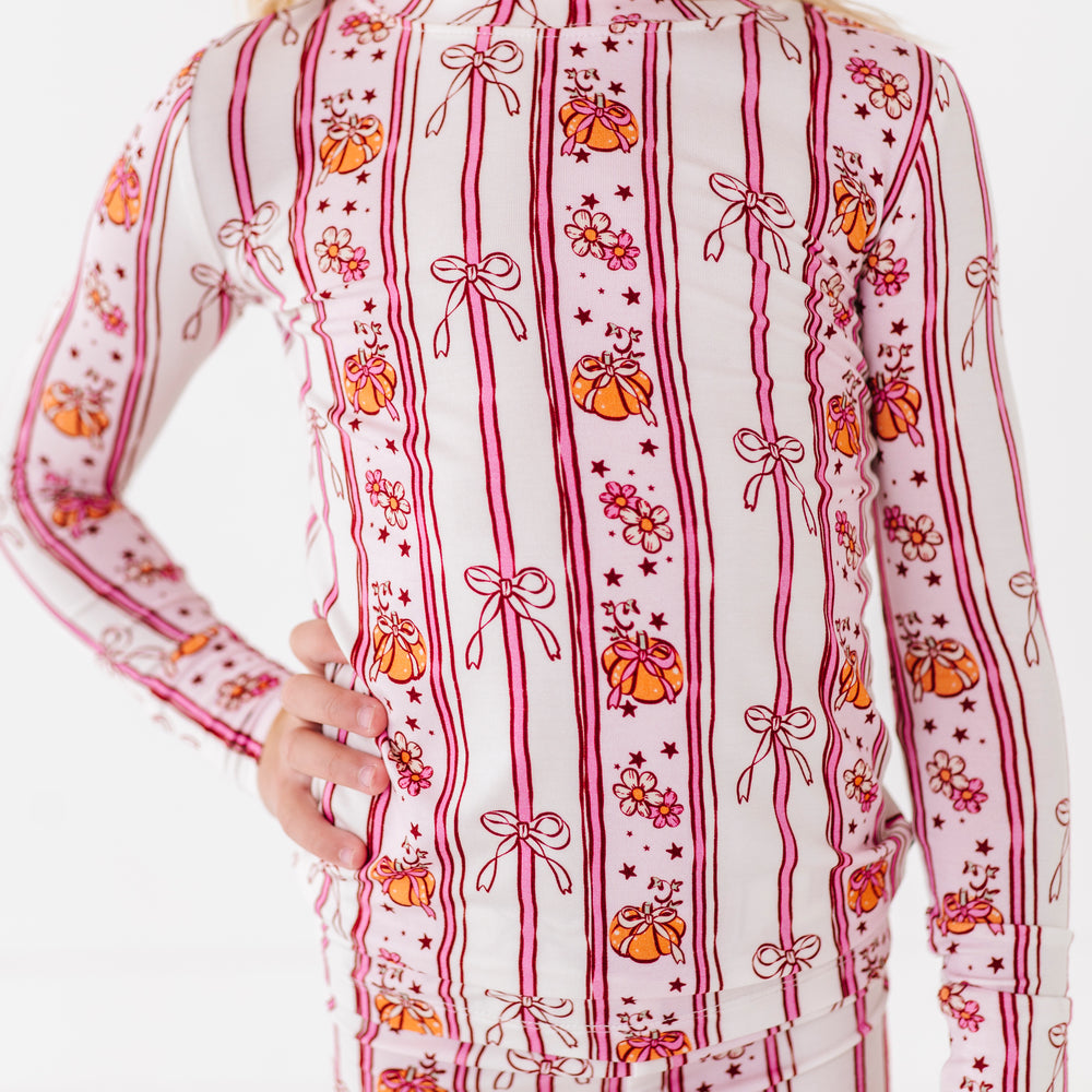 Pumpkin Bow Pajamas 