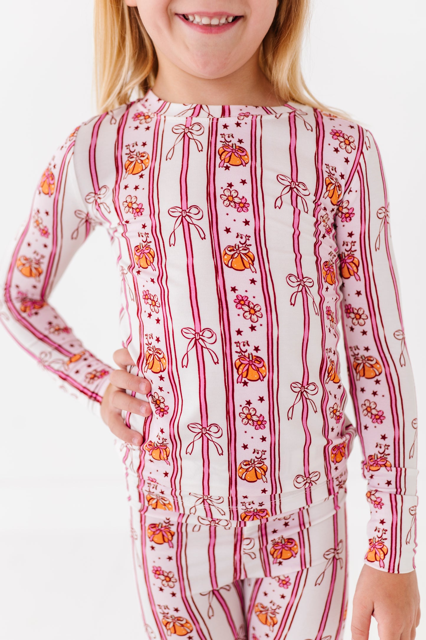 Pumpkin Bow Pajamas 