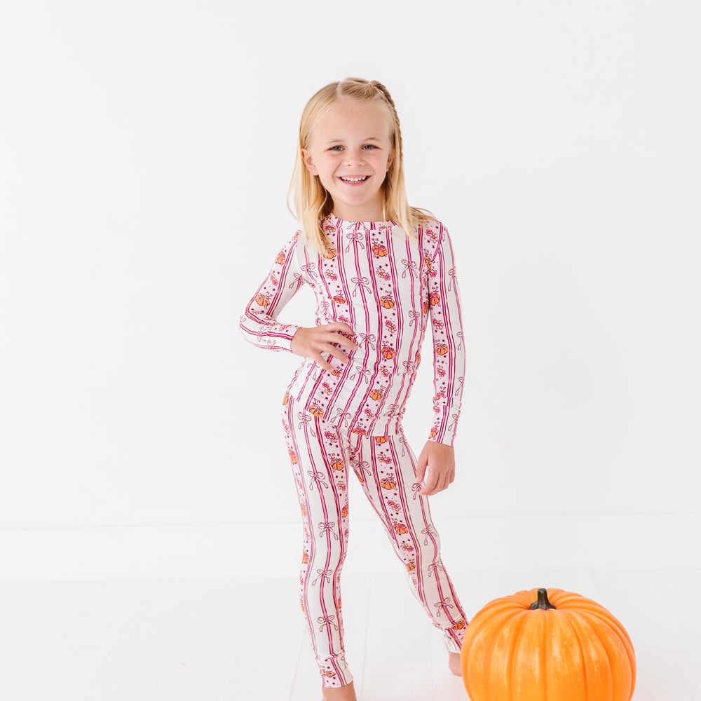 
                      
                        Pumpkin Bow Pajamas by Kiki and Lulu
                      
                    