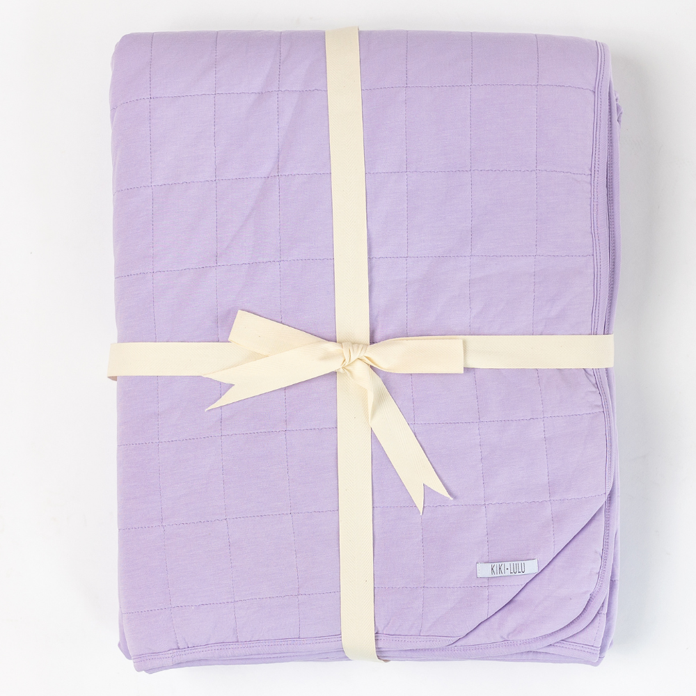 Adult Quilted Blanket - Perfect Purple