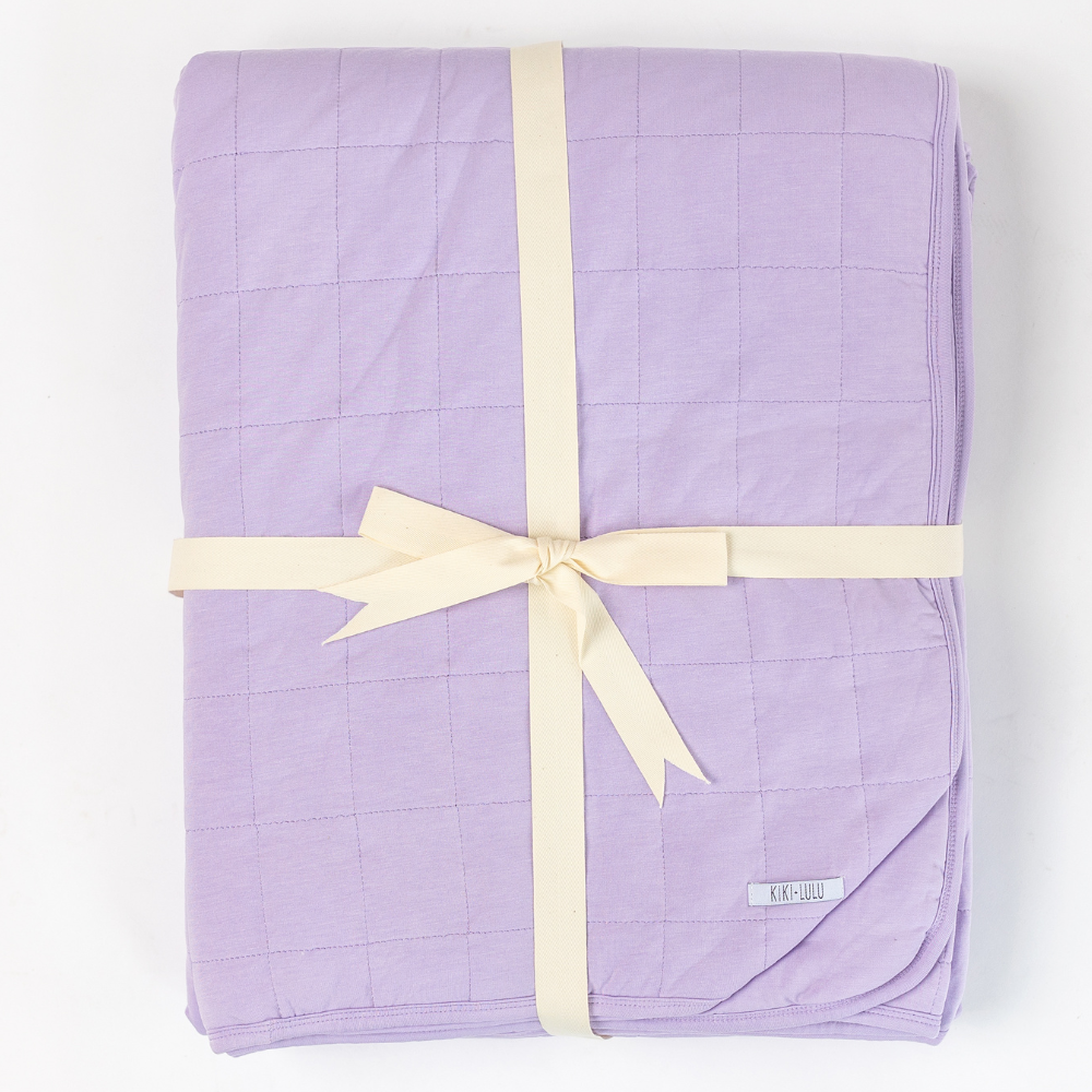 
                
                    Load image into Gallery viewer, Adult Quilted Blanket - Perfect Purple
                
            