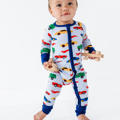 Racing Stripes Convertible Footies