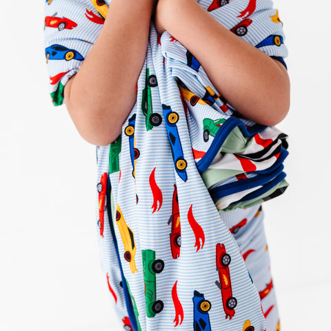Racing Stripes Oversized Blanket