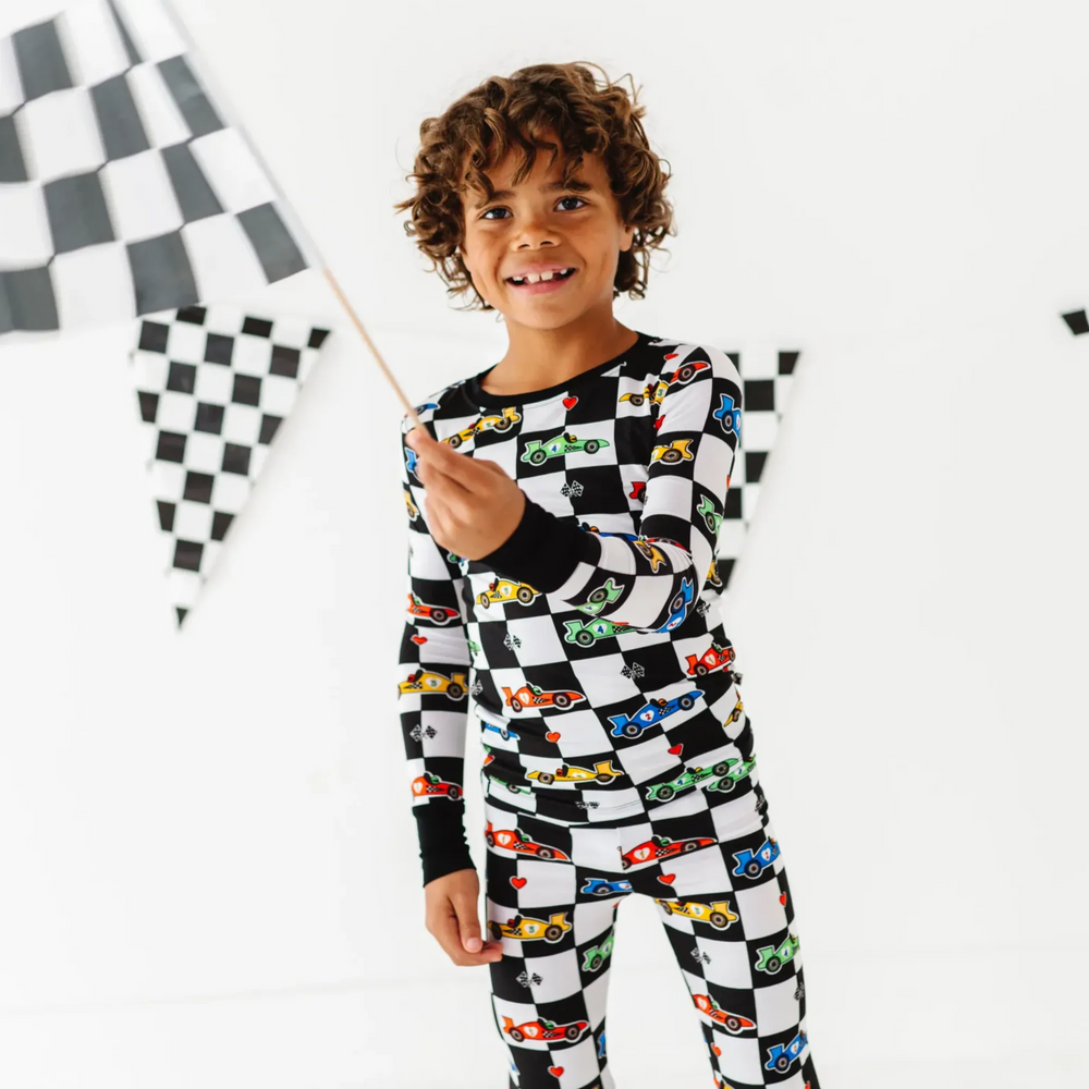 Checker Valentine Pajamas By Kiki and Lulu