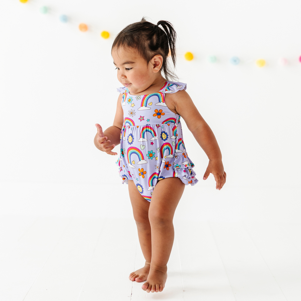 
                      
                        It's All Flowers and Rainbows Bubble Romper
                      
                    