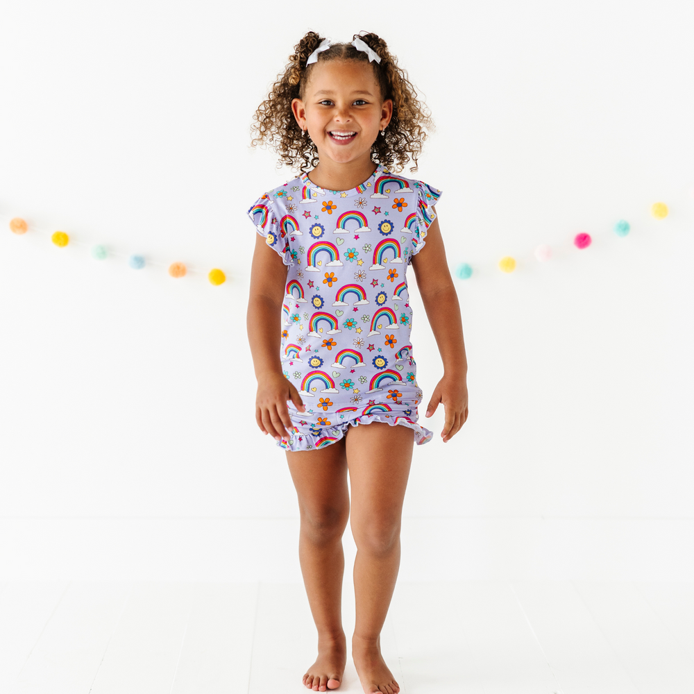 
                      
                        It's All Flowers and Rainbows Ruffle Short Set Toddler/Kids
                      
                    