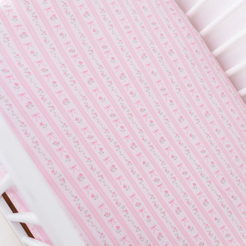 Everything's Coming Up Roses Crib Sheet