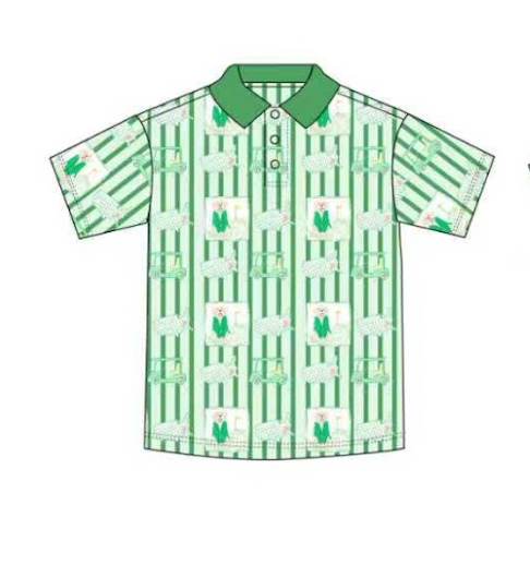 Masters-Inspired Kids Polo Preorder (EST SHIP DATE- EARLY MARCH)