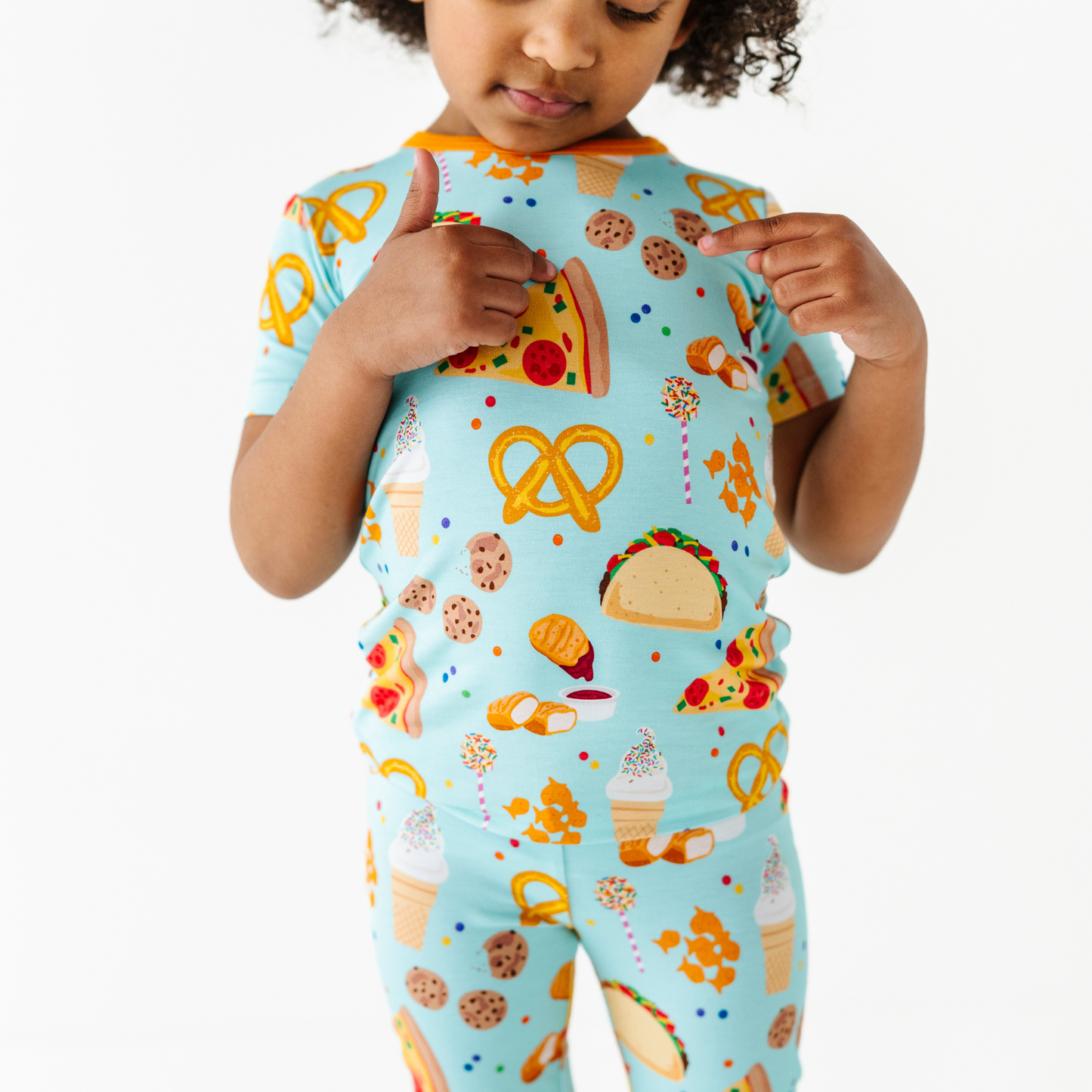 I Can't Go To Bed Yet, I'm Hungry Toddler Pajamas Short Sleeves and Pants