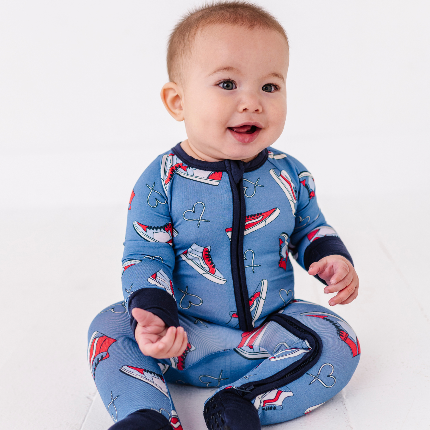 Sneaker Sweethearts Convertible Footies