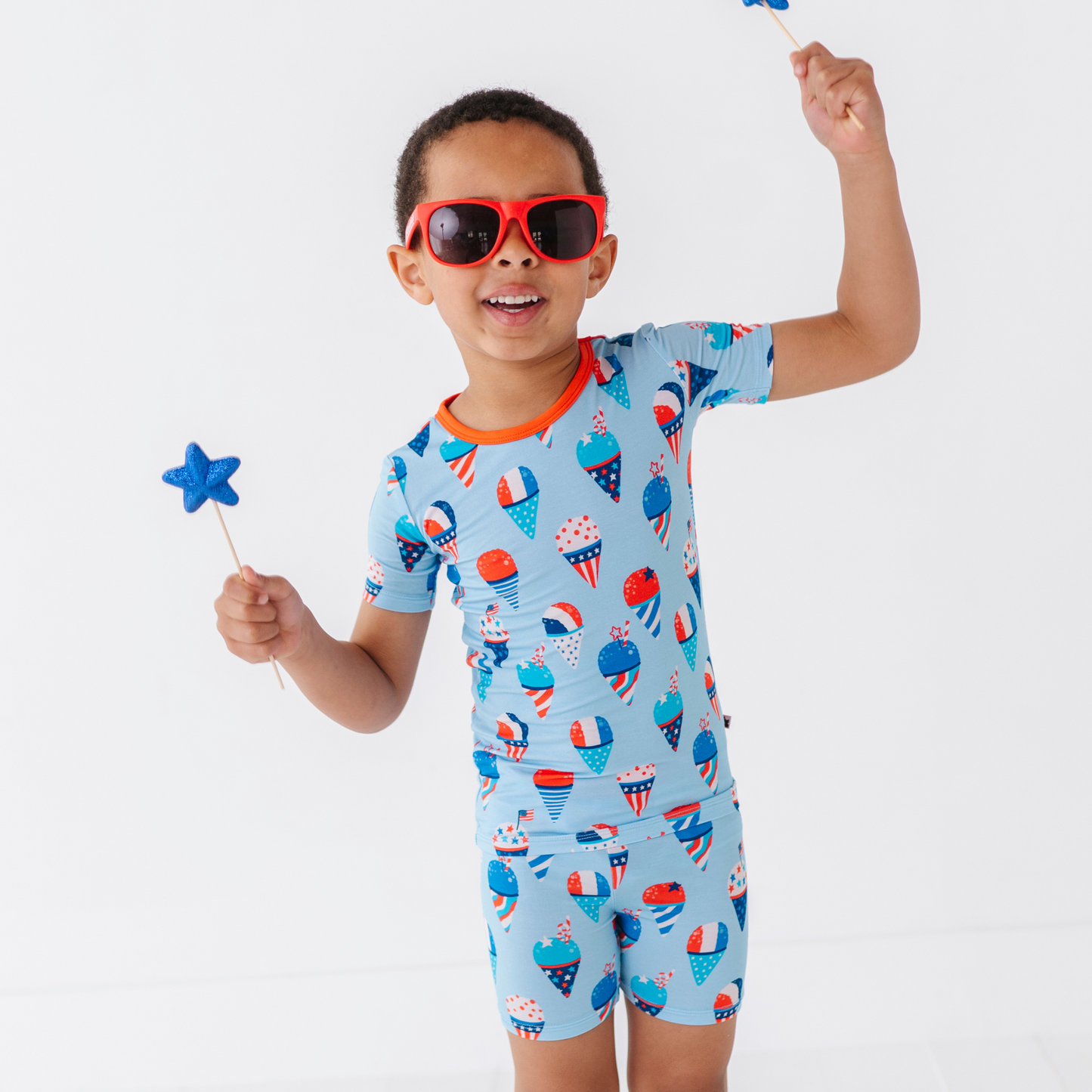 Stars & Snow Cones Kids Pajamas
