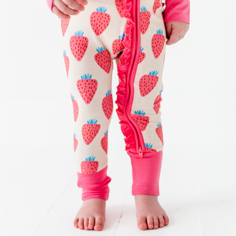 
                      
                        You're My Jam Strawberry Convertible Footies with Ruffle
                      
                    