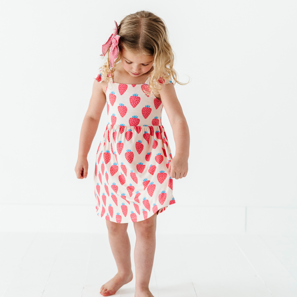 
                      
                        You're My Jam Strawberry Toddler/Girls Dress
                      
                    