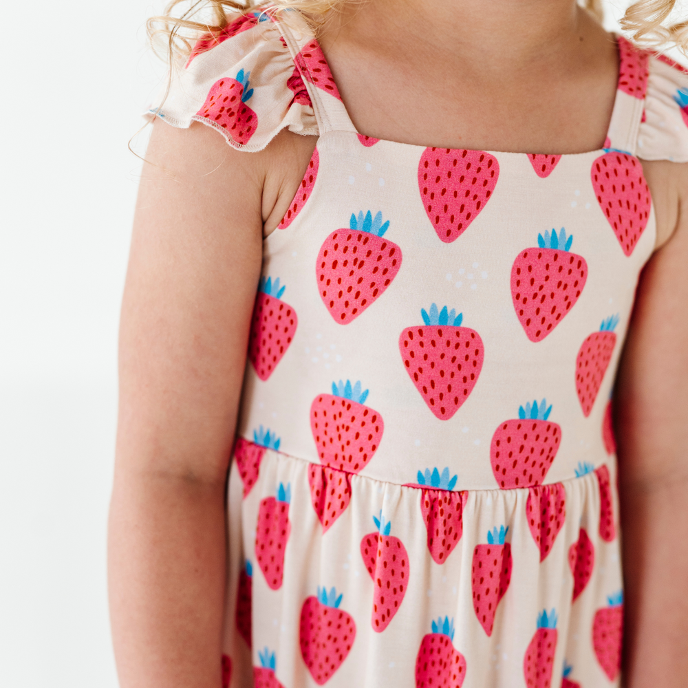 
                      
                        You're My Jam Strawberry Toddler/Girls Dress
                      
                    